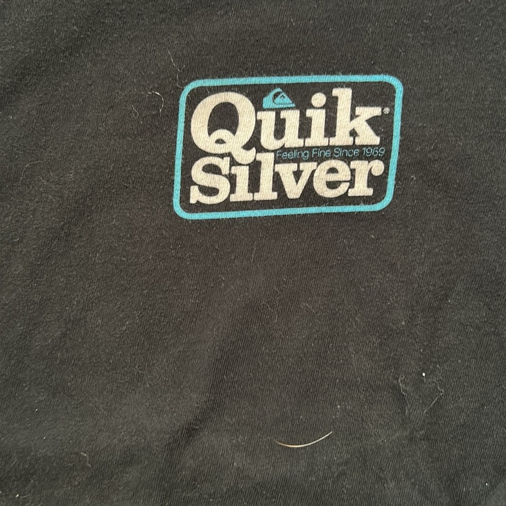 Quiksilver Men's Black Long Sleeve Tee - Picture 3 of 4